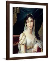 Desiree Clary Queen of Sweden, 1807-Robert Lefevre-Framed Giclee Print