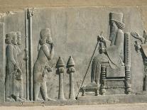 Relief of the Enthronement of Darius, Persepolis, Unesco World Heritage Site, Iran, Middle East-Desmond Harney-Photographic Print