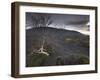 Desolate Black Ash Landscape at the Foot of Hverfjall Volcano, Myvatn, Northern Iceland-Patrick Dieudonne-Framed Photographic Print