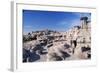 Desolate Canyon of Bisti Wilderness Area-John McAnulty-Framed Photographic Print