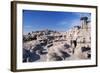 Desolate Canyon of Bisti Wilderness Area-John McAnulty-Framed Photographic Print