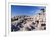 Desolate Canyon of Bisti Wilderness Area-John McAnulty-Framed Photographic Print