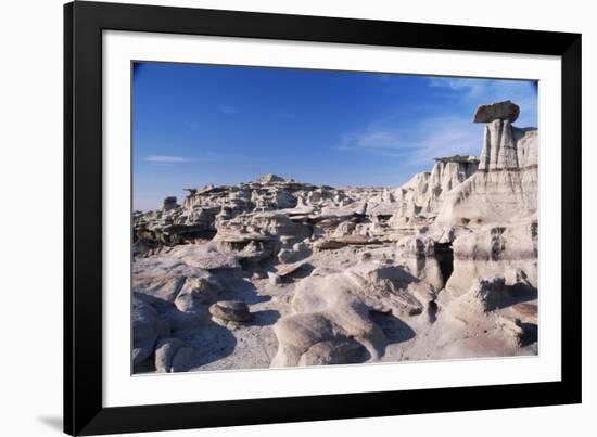 Desolate Canyon of Bisti Wilderness Area-John McAnulty-Framed Photographic Print