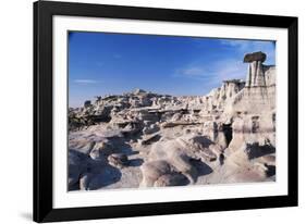 Desolate Canyon of Bisti Wilderness Area-John McAnulty-Framed Photographic Print