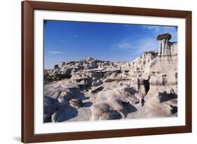 Desolate Canyon of Bisti Wilderness Area-John McAnulty-Framed Photographic Print