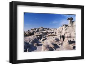 Desolate Canyon of Bisti Wilderness Area-John McAnulty-Framed Photographic Print