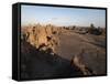 Desolate Landscape of Lac Abbe, Dotted with Limestone Chimneys, Djibouti, Africa-Mcconnell Andrew-Framed Stretched Canvas