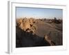 Desolate Landscape of Lac Abbe, Dotted with Limestone Chimneys, Djibouti, Africa-Mcconnell Andrew-Framed Photographic Print