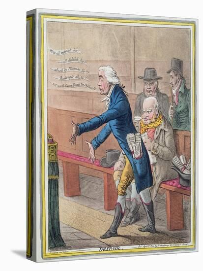 Despair, Published by Hannah Humphrey in 1802-James Gillray-Stretched Canvas