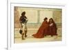 Despatch from Trebizond; 'Some news is come that turns their countenances' - Shakespeare-Henry Wallis-Framed Giclee Print