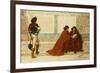 Despatch from Trebizond; 'Some news is come that turns their countenances' - Shakespeare-Henry Wallis-Framed Giclee Print