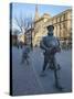 Desperate Dan Statue, Dundee, Scotland-Mark Sunderland-Stretched Canvas