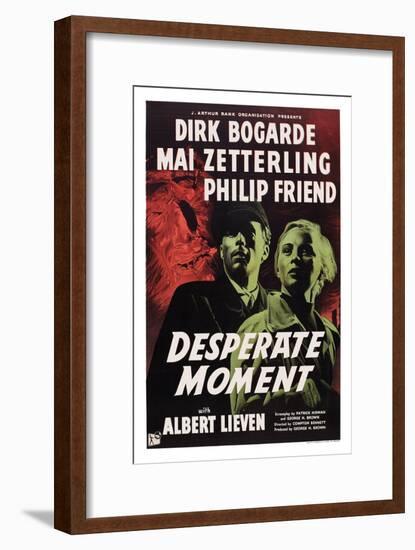 Desperate Moment-null-Framed Art Print