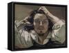 Desperate, Self-Portrait, 1841-Gustave Courbet-Framed Stretched Canvas