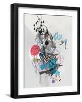 Despite All the Confusion-Mydeadpony-Framed Art Print