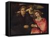 'Desposorio', (Micer Cassotti Marsilio and his wife Faustina), 1523, c1934-Lorenzo Lotto-Framed Stretched Canvas