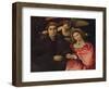 'Desposorio', (Micer Cassotti Marsilio and his wife Faustina), 1523, c1934-Lorenzo Lotto-Framed Giclee Print