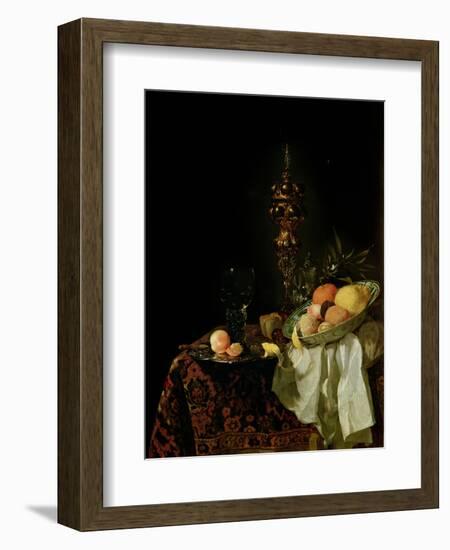 Dessert, 1653-54-Willem Kalf-Framed Giclee Print