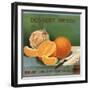 Dessert Brand - Redlands, California - Citrus Crate Label-Lantern Press-Framed Art Print