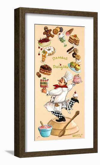 Dessert Delights-Janet Kruskamp-Framed Art Print