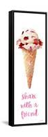 Dessert Ice Cream II-Lanie Loreth-Framed Stretched Canvas