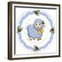 Dessert Plate Blue Lamb-Olga And Alexey Drozdov-Framed Premium Photographic Print