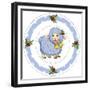 Dessert Plate Blue Lamb-Olga And Alexey Drozdov-Framed Premium Photographic Print