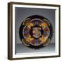 Dessert Plate, Neo-Egyptian Style, Porcelain, France, 1867-null-Framed Giclee Print