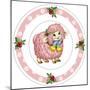 Dessert Plate Pink Lamb-Olga And Alexey Drozdov-Mounted Premium Photographic Print
