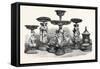 Dessert Service for the Prince of Wales 1866-null-Framed Stretched Canvas