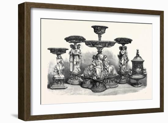 Dessert Service for the Prince of Wales 1866-null-Framed Giclee Print