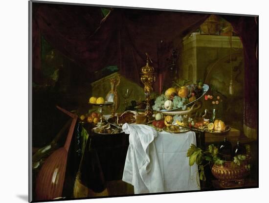 Dessert. Still-life, 1640-Jan Davidsz de Heem-Mounted Giclee Print