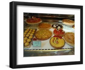 Desserts in Patisserie Window, Paris, France-Lisa S. Engelbrecht-Framed Photographic Print