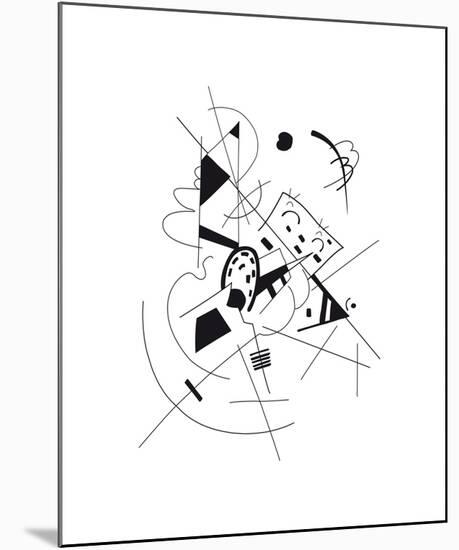 Dessin, 1918-Wassily Kandinsky-Mounted Premium Giclee Print