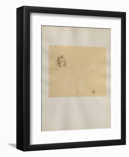 Dessins : Madamoiselle Popo-Henri de Toulouse-Lautrec-Framed Collectable Print