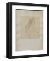 Dessins : Profil de femme assise-Henri de Toulouse-Lautrec-Framed Collectable Print