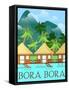 Destination Bora Bora-The Trainyard Cooperative-Framed Stretched Canvas