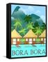 Destination Bora Bora-The Trainyard Cooperative-Framed Stretched Canvas