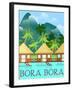 Destination Bora Bora-The Trainyard Cooperative-Framed Giclee Print