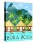 Destination Bora Bora-The Trainyard Cooperative-Stretched Canvas