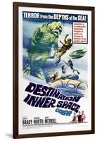 Destination Inner Space, US poster, Scott Brady, Sheree North, Gary Merrill, 1966-null-Framed Art Print