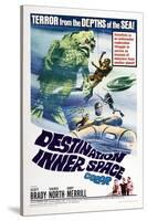 Destination Inner Space, US poster, Scott Brady, Sheree North, Gary Merrill, 1966-null-Stretched Canvas