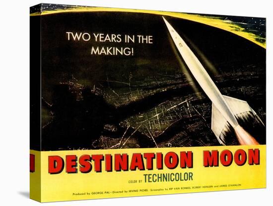 Destination Moon, 1950-null-Stretched Canvas