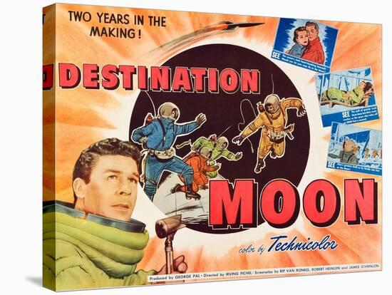 Destination Moon, John Archer, 1950-null-Stretched Canvas