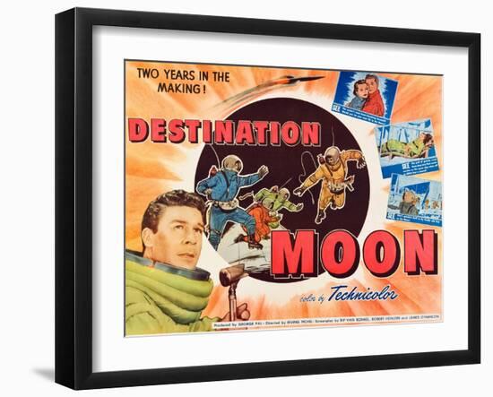 Destination Moon, John Archer, 1950-null-Framed Photo