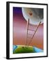 Destination Moon-Cindy Thornton-Framed Art Print