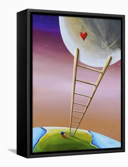 Destination Moon-Cindy Thornton-Framed Stretched Canvas