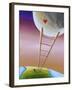 Destination Moon-Cindy Thornton-Framed Giclee Print