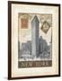 Destination New York-Tina Chaden-Framed Art Print