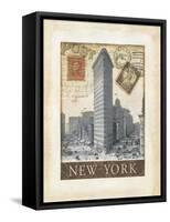 Destination New York-Tina Chaden-Framed Stretched Canvas